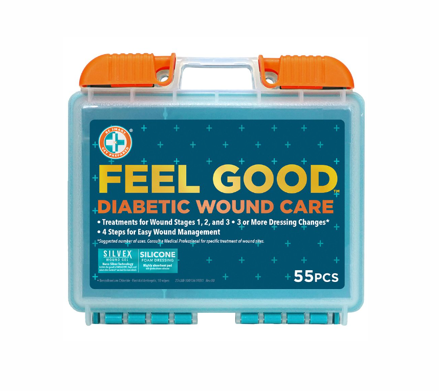 Feel Good™ Kit de Cuidado de Heridas para Diabéticos