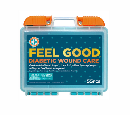 Feel Good™ Kit de Cuidado de Heridas para Diabéticos