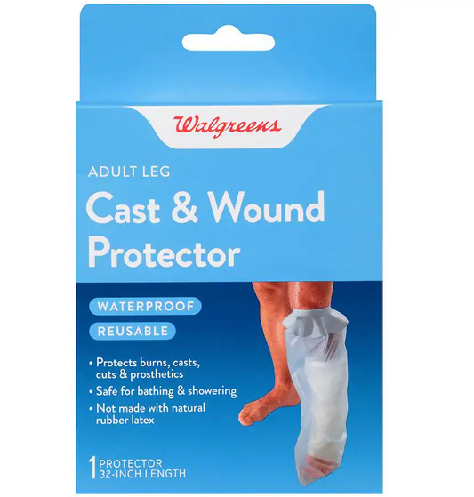 Walgreens Protector Resistente al Agua para Yeso y Heridas (Pie y Pierna)