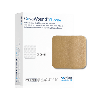 CovaWound™ Silicone Lite Sin Borde | Apósito autoadhesivo de suave espuma de silicona