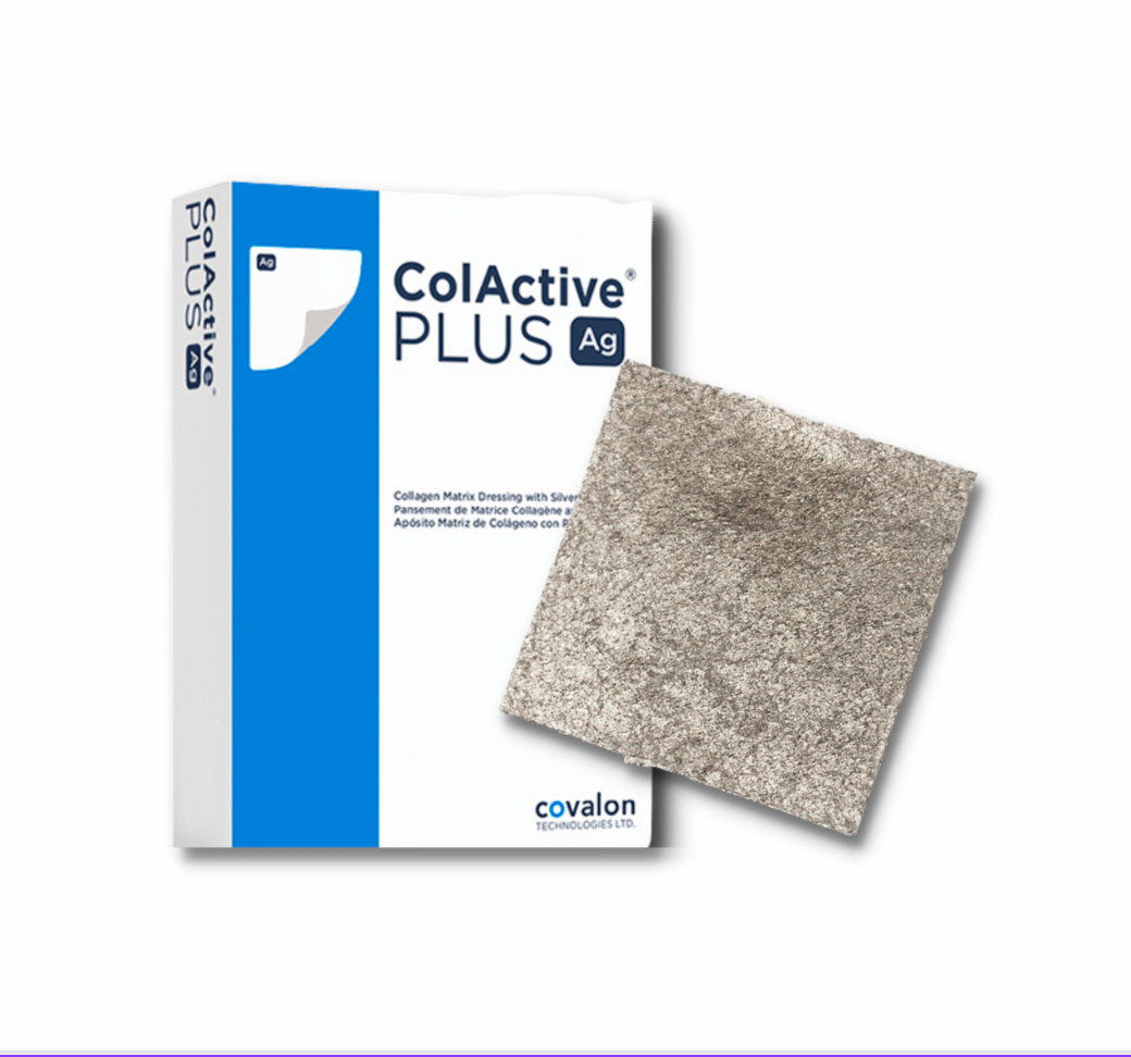 ColActive® Plus Ag | 5 en 1: Apósito de Matriz de Colágeno, Alginato y ...