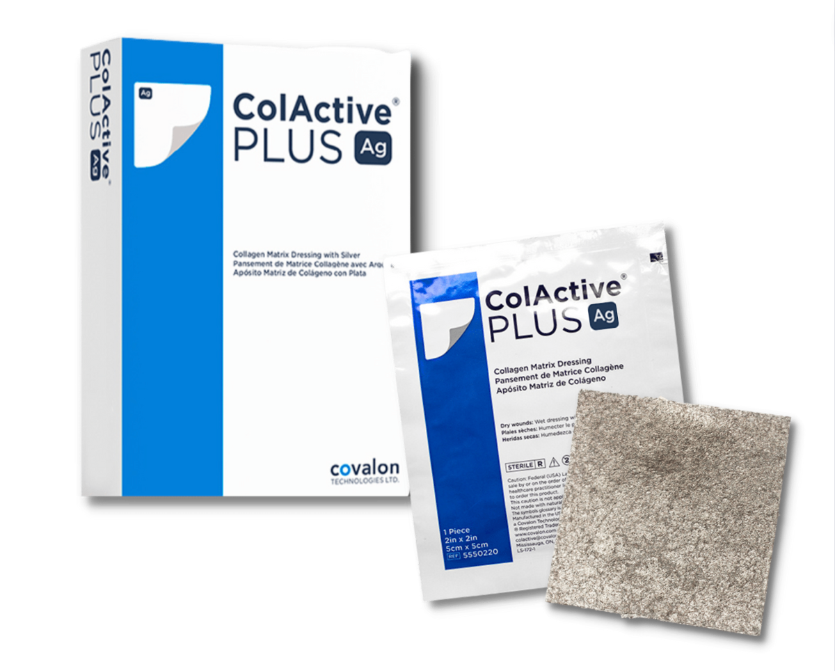 Covalon | ColActive® Plus Ag | 5 en 1: Apósito de Matriz de Colágeno ...