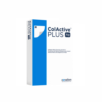 ColActive® Plus Ag | 5 en 1: Apósito de Matriz de Colágeno, Alginato y Plata