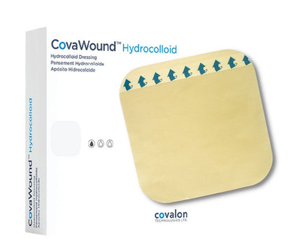 Covalon | CovaWound™ Hydrocolloid sin Borde | Apósito hidrocoloide para heridas