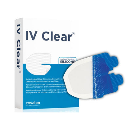 IV Clear® | Apósito antimicrobiano de silicona para catéter