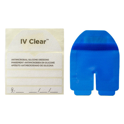 IV Clear® | Apósito antimicrobiano de silicona para catéter