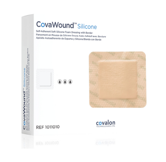 CovaWound™ Silicone Lite Con Borde | Apósito autoadhesivo de suave espuma de silicona